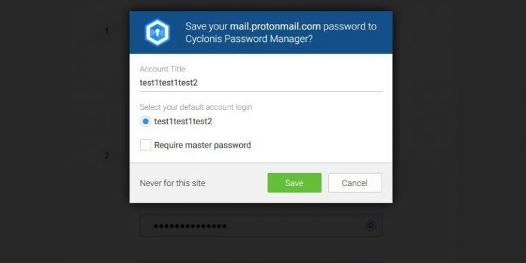Use Cyclonis Password Manager To Generate Your Protonmail Password And 
