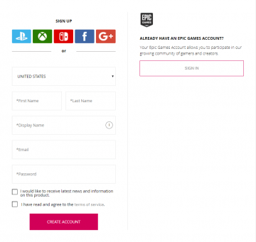 you can quickly register a free account by filling out the data fields or by signing in directly with your facebook google playstation nintendo or xbox - kostenlos fortnite acc