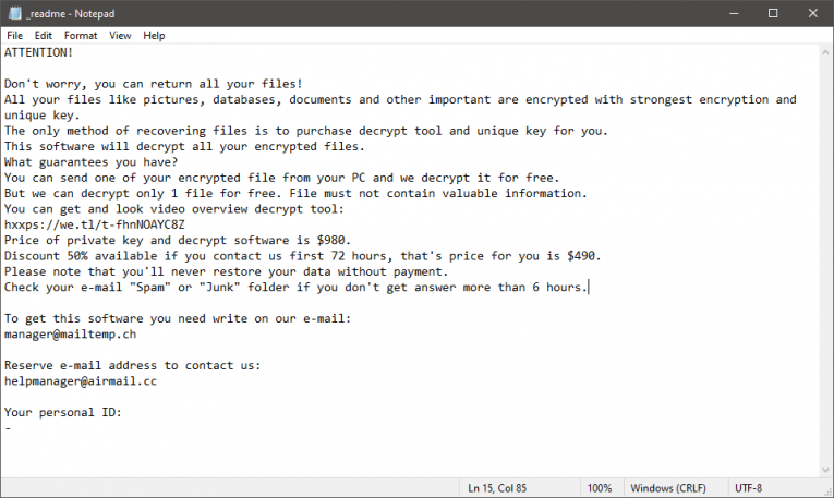 Lssr Ransomware Ransom Note