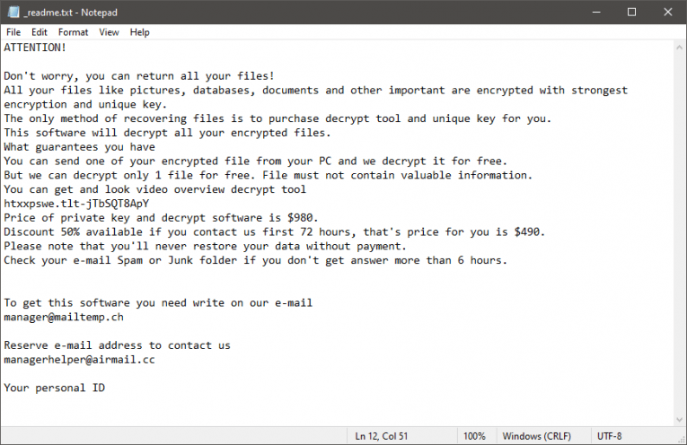 Reqg Ransomware-Ransom-Hinweis