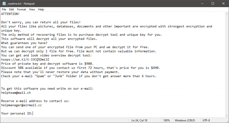 Fdcz Ransomware Ransom Note