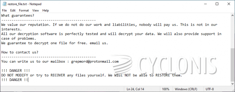 BLUE LOCKER Ransomware