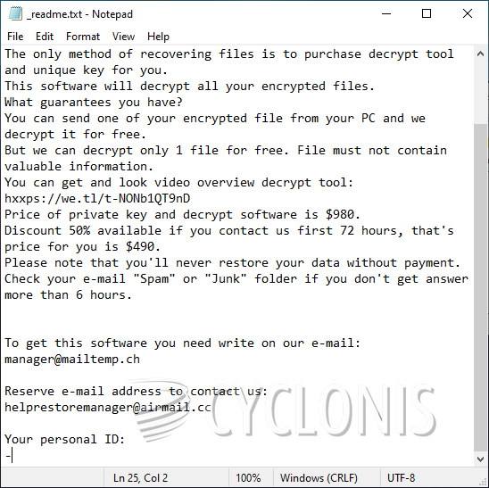 Shgv Ransomware 勒索说明