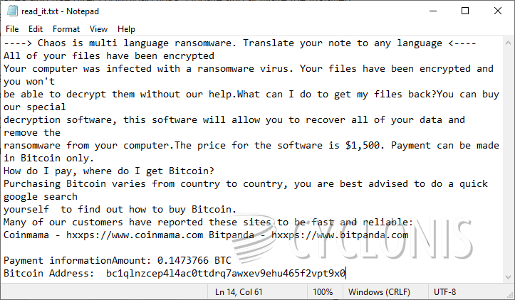 Azazel ransomware