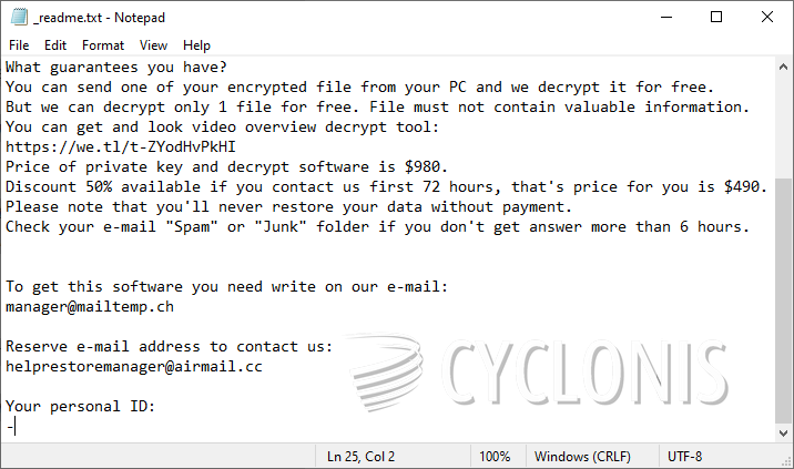 Sbpg Ransomware Ransom Note
